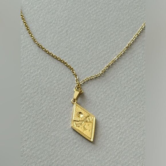 boho sun necklace A732 - Picture 6 of 7